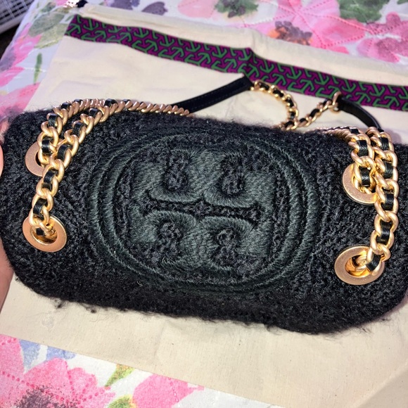 Tory Burch Fleming Small Soft Boucle Convertible Crossbody - Picture 3 of 8